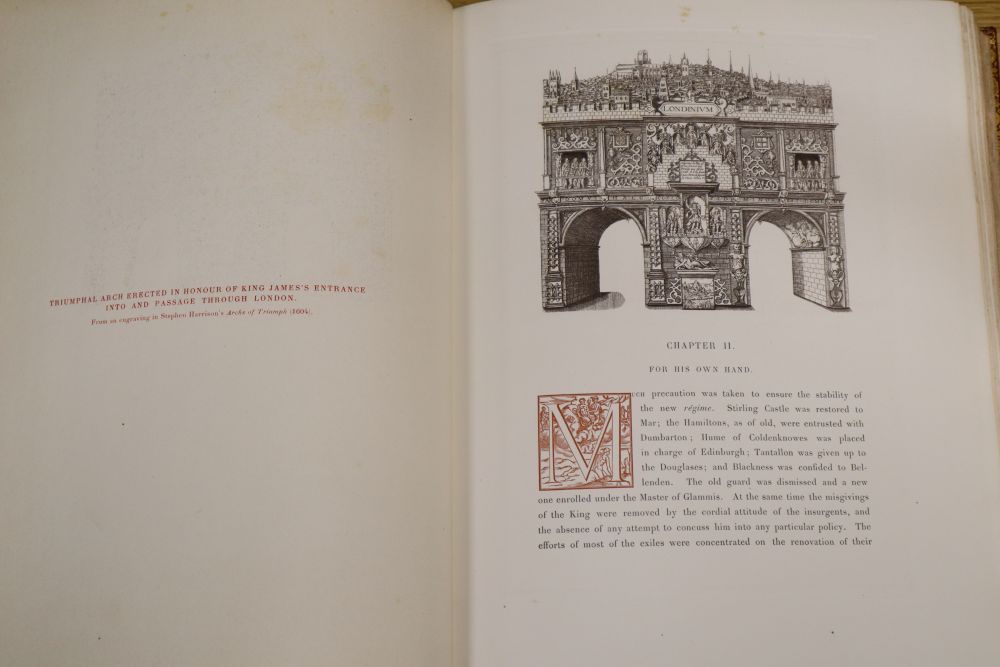 Henderson (T. F.). James I and VI, limited edition No. 227/800, Goupil & Co, 1904,